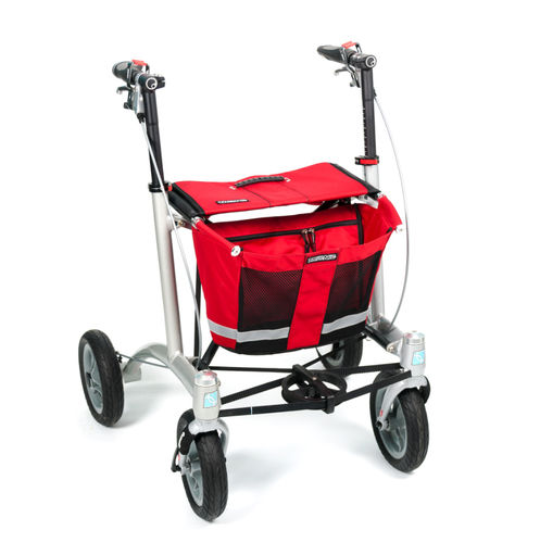Andador com rodas de 4 rodas - Walker 9er - Trionic - com apoio de braços / de altura regulável