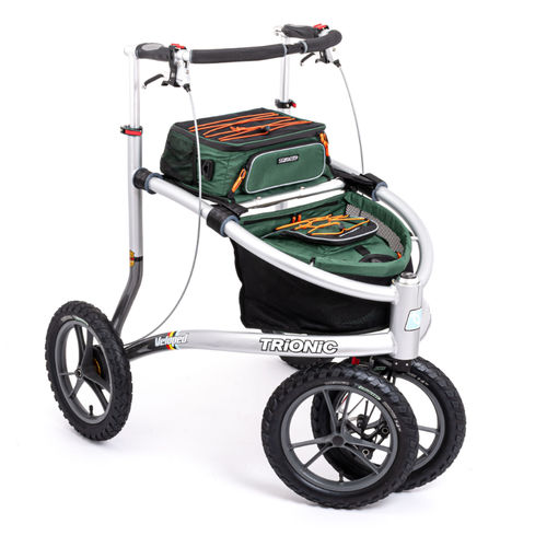 Andador com rodas de 4 rodas - Veloped Trek 14er L - Trionic - com assento / de altura regulável