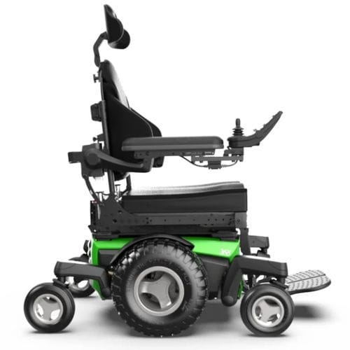 Cadeira de rodas elétrica - MAGIC 360 – MWD CROSSOVER COMPACT - Magic Mobility - para terrenos acidentados / com apoio para pernas / com encosto para cabeça