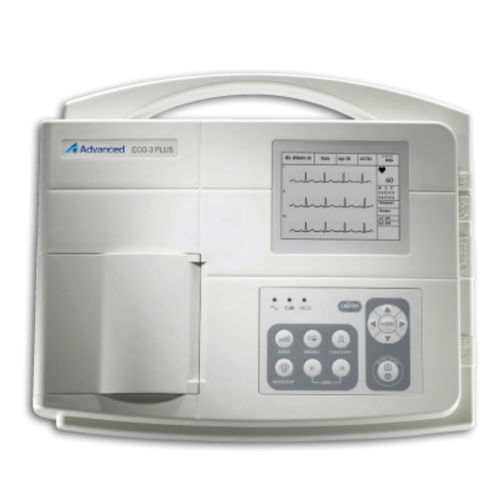 Eletrocardiógrafo para ECG em repouso - ECG-3 Plus - Advanced Instrumentations - de 3 canais / digital / com impressora