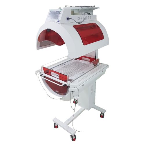 Aparelho de fototerapia neonatal - BC 350 000 - Okuman Medikal Sistemler Anonim Sirketi - tipo berço / com luz azul