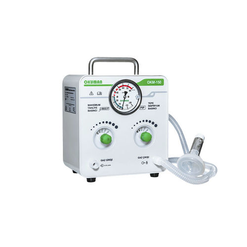 Ventilador de reanimação - OKM 150  - Okuman Medikal Sistemler Anonim Sirketi - pneumático / neonatal / portátil