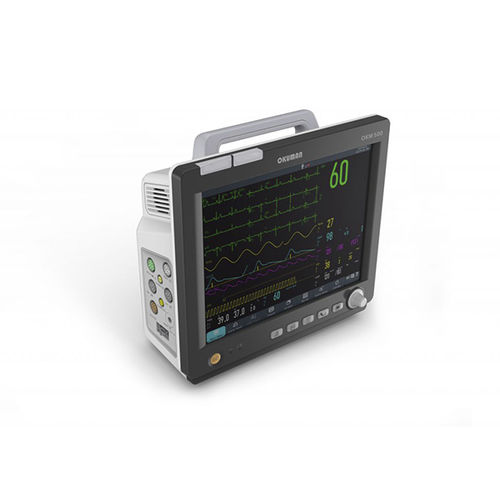Monitor multiparamétrico compacto - OKM 500 - Okuman Medikal Sistemler Anonim Sirketi - portátil / de ECG / TEMP