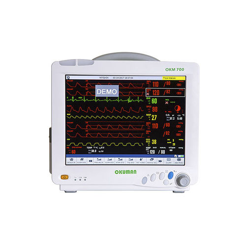 Monitor multiparamétrico compacto - OKM 700 - Okuman Medikal Sistemler Anonim Sirketi - portátil / de ECG / TEMP