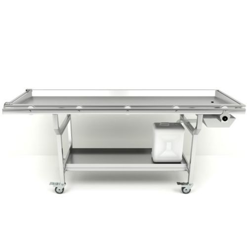 Mesa de dissecção - DITABLE-R - Hiplaas - fixa / em aço inoxidável