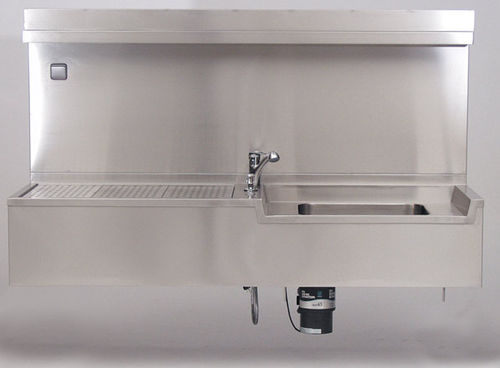 Pia para mesa de necropsia - TWMS-5 - Thalheimer Kuehlung - em aço inoxidável / de parede