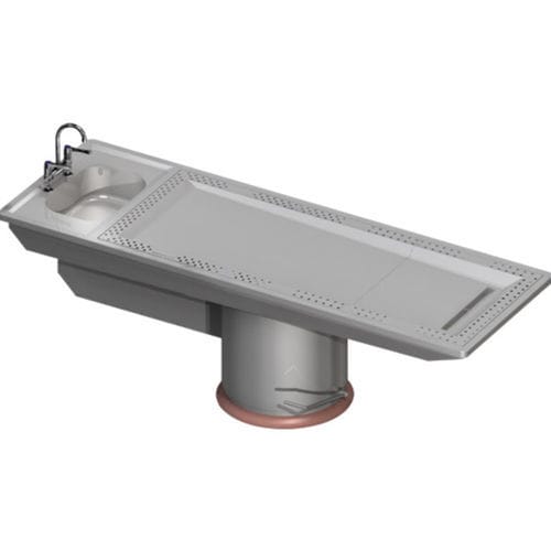 Mesa de trabalho - VAT2  - AFOS - de dissecção / de necropsia / com ventilação