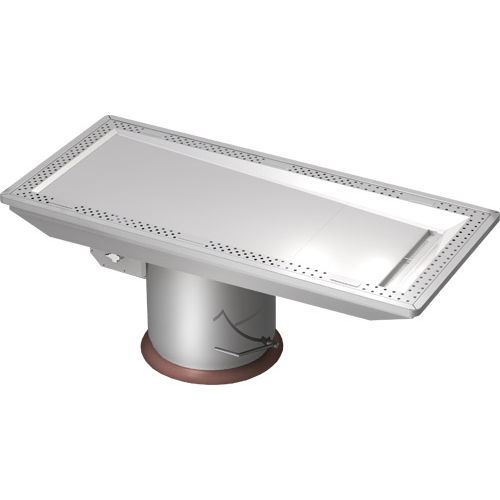 Mesa de necropsia para medicina legal - VAT1 - AFOS - para laboratório de histopatologia / de dissecção / de lavagem de cadáveres
