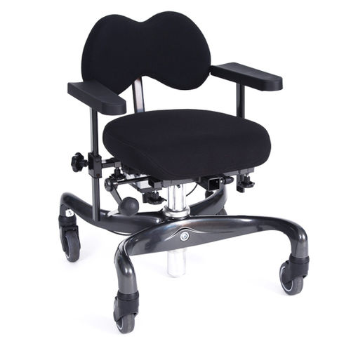 Cadeira de escritório para pessoas com mobilidade reduzida - Euroflex Forma - Eurovema Mobility - com braços / com rodízios / pneumática