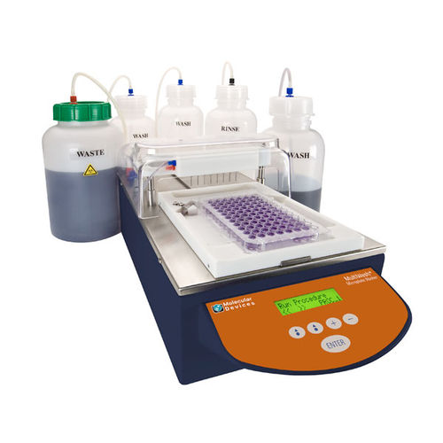 Lavadora de microplacas automática - MultiWash+™  - Molecular Devices - para testes ELISA / com 384 poços / com 96 poços