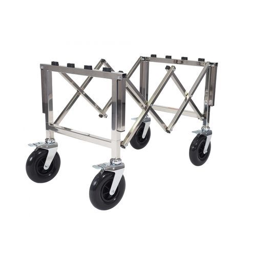 Carrinho para transporte de caixão - Auden Funeral Supplies - de transporte / de acondicionamento / em aço inoxidável