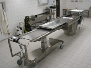 Mesa de necropsia para medicina legal - MA-2002 - MEDIS Medical Technology - fixa / com rodízios