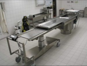 Mesa de trabalho - MA-3502 - MEDIS Medical Technology - de dissecção / retangular / em aço inoxidável