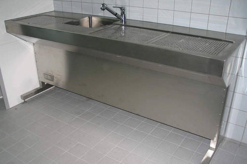 Mesa de dissecção - MA-0032 - MEDIS Medical Technology - de macroscopia / retangular / em aço inoxidável