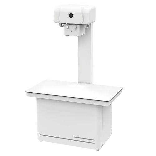 Mesa de radiografia veterinária com coluna porta-tubo - BDR10 Vet - BMV - de altura regulável