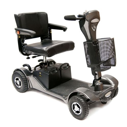 Scooter elétrica de mobilidade reduzida - Sapphire 2 - Sunrise Medical - de 4 rodas / com cesta / dobrável