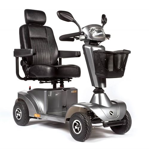 Scooter elétrica de mobilidade reduzida - S400 - Sunrise Medical - de 4 rodas / com cesta