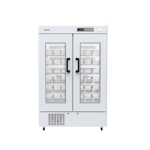 Refrigerador para banco de sangue - BBR-4V626 - Biobase - vertical / com 2 portas / refrigerado a ar