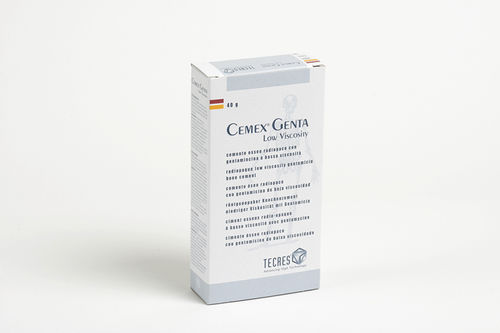 Cimento ósseo para cirurgia ortopédica - CEMEX GENTA series - Tecres
