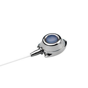 Cateter intraperitoneal totalmente implantável - 107  - Districlass médical - de lúmen simples / em titânio