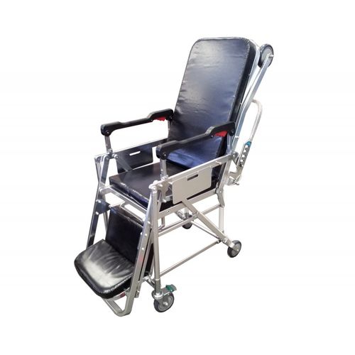 Carro-maca manual - E - Mobimedical - de transferência / para ambulâncias / articulado em 4 seções