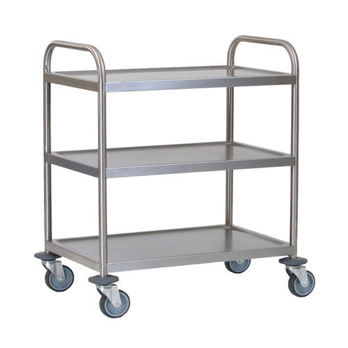Carrinho hospitalar - RSE - CRAVEN - para uso geral / de transporte / em aço inoxidável