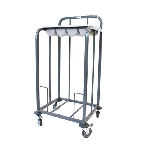 Carrinho hospitalar - TCDT - CRAVEN - para louça suja / para refeições / em aço inoxidável