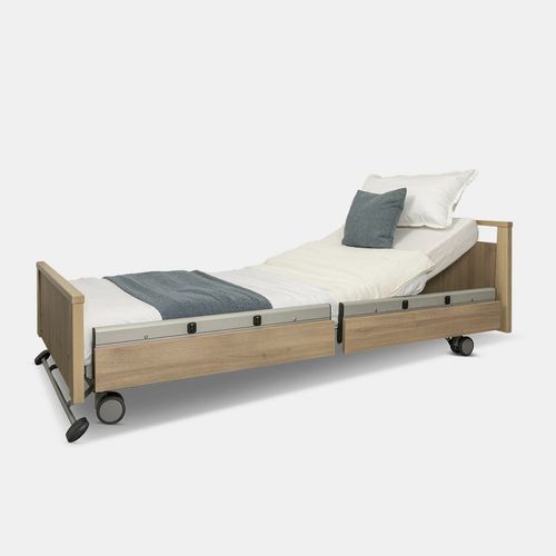 Cama médico-hospitalar - ELBACARE - TEKVOR CARE - para permanência prolongada / elétrica / de altura regulável