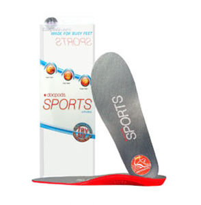 Palmilha ortopédica com apoio do arco longitudinal - Sports - Docpods - com calcanheira