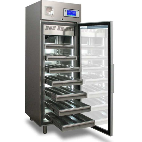 Refrigerador para banco de sangue - TC 504 - tritec - vertical / com 1 porta / com porta de vidro