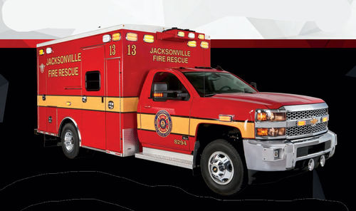 Ambulância tipo I - EXPRESS PLUS  - Braun Industries, Inc. - para técnicos de emergência médica / de transferência / com baú