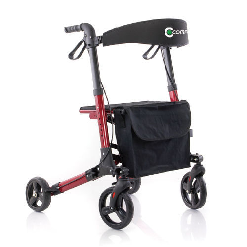 Andador com rodas de 4 rodas - R1 - Comfort Orthopedic - estrutura de alumínio / de altura regulável