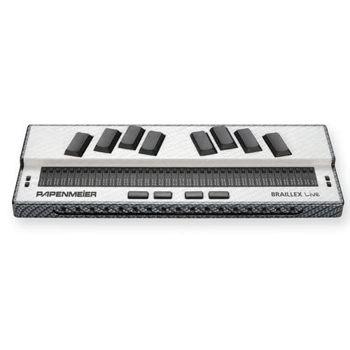 Bloco de notas eletrônico Braille com Bluetooth - BRAILLEX® Live - Papenmeier
