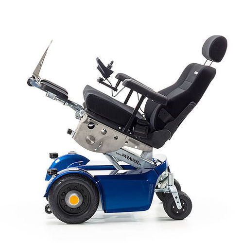 Cadeira de rodas elétrica - PR heavy duty - PARAVAN - para ambientes externos / para ambiente interno / com apoio para pernas