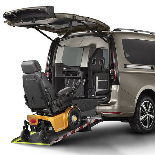 Veículo para pessoas com deficiência minivan - VW Caddy V Maxi SD Rear - PARAVAN - com acesso por porta traseira
