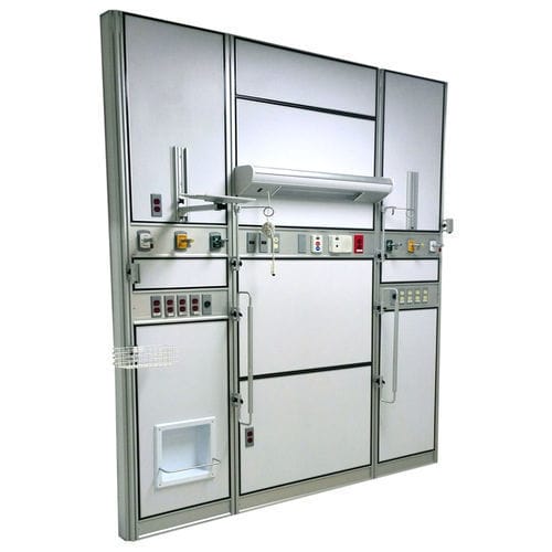 Régua de gases medicinais de parede - Arigmed - vertical / modular / para serviço de cuidados intensivos