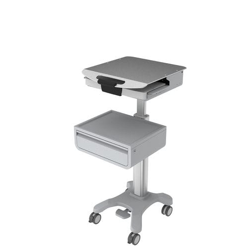 Carrinho para computador com altura regulável - BAA-002T - Rollsys - com gavetas