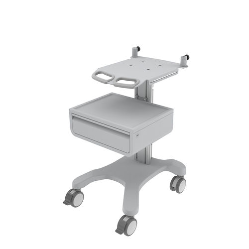 Carrinho para ECG - ECG-001T - Rollsys - hospitalar / em alumínio / 1 gaveta