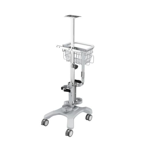 Carrinho hospitalar - RS-005 - Rollsys - para ventiladores pulmonares / para tratamentos / em alumínio