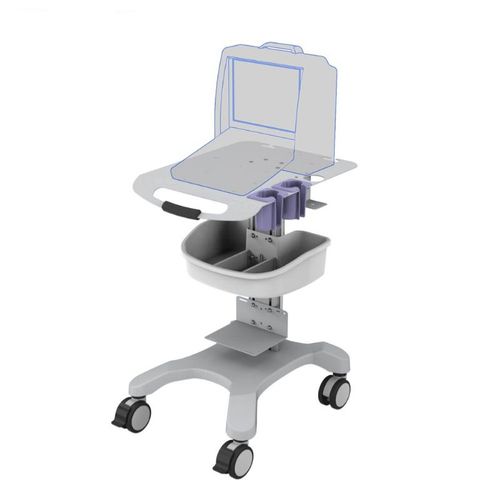 Carrinho hospitalar - UC-FD450 - Rollsys - para aparelhos de ultrassom / de transporte / de acondicionamento