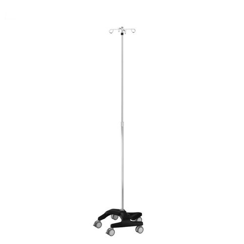 Suporte para soro com rodízios - IVS5-006N - Rollsys - 4 ganchos / telescópico