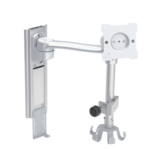 Braço de suporte para monitor para tela - Rollsys - para uso médico / de parede / para montagem VESA