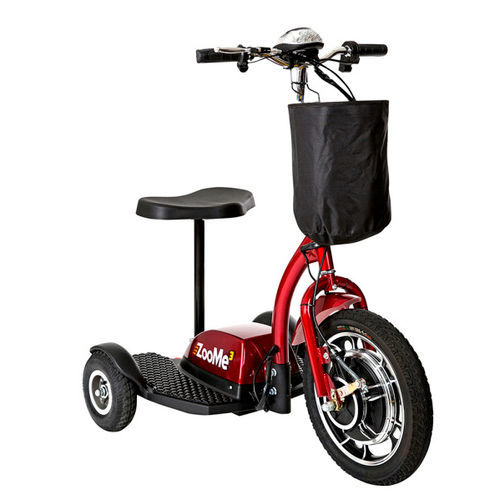 Scooter elétrica de mobilidade reduzida - ZOOME3 - Drive DeVilbiss USA - de 3 rodas / com cesta / dobrável