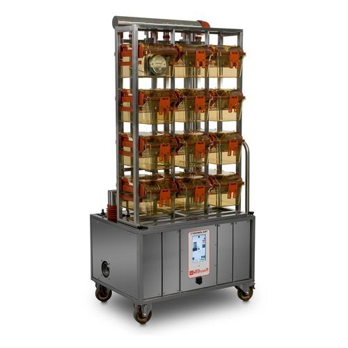 Isolador para gaiolas de confinamento - ISO Mini N - Tecniplast - classe III / para pesquisa com animais / móvel