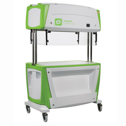 Estação de trabalho de troca para gaiolas - ARIA CS48 - Tecniplast - dupla