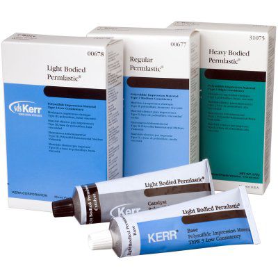Material dentário de polissulfeto - Permlastic™  - Kerr Corporation - para moldeira de impressão