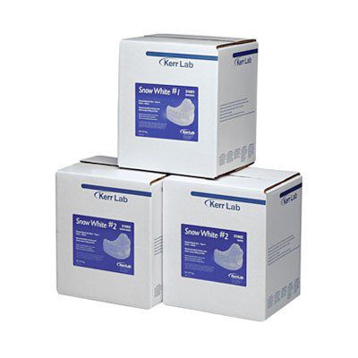 Material dentário de gesso - Snow White™  - Kerr Corporation - para moldeira de impressão