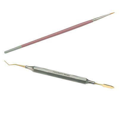 Espátula para compósito dentário - 335 series - Kerr Corporation - dupla / de alumínio