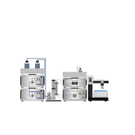 Sistema de cromatografia HPLC - AZURA Prep. - KNAUER - piloto / UV