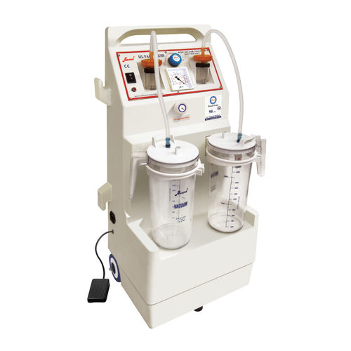 Aspirador cirúrgico elétrico - HI-VAC PLUSS 90  - Anand Medicaids - para cirurgia ginecológica / para drenagem cirúrgica e desbridamento / com rodízios